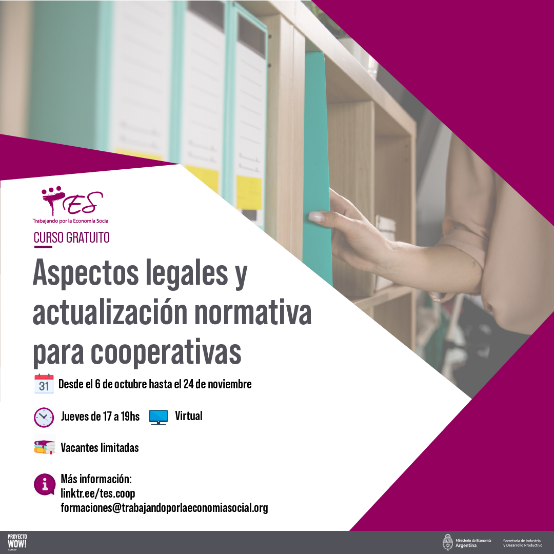 Aspectos legales y  actualización normativa para cooperativas 
